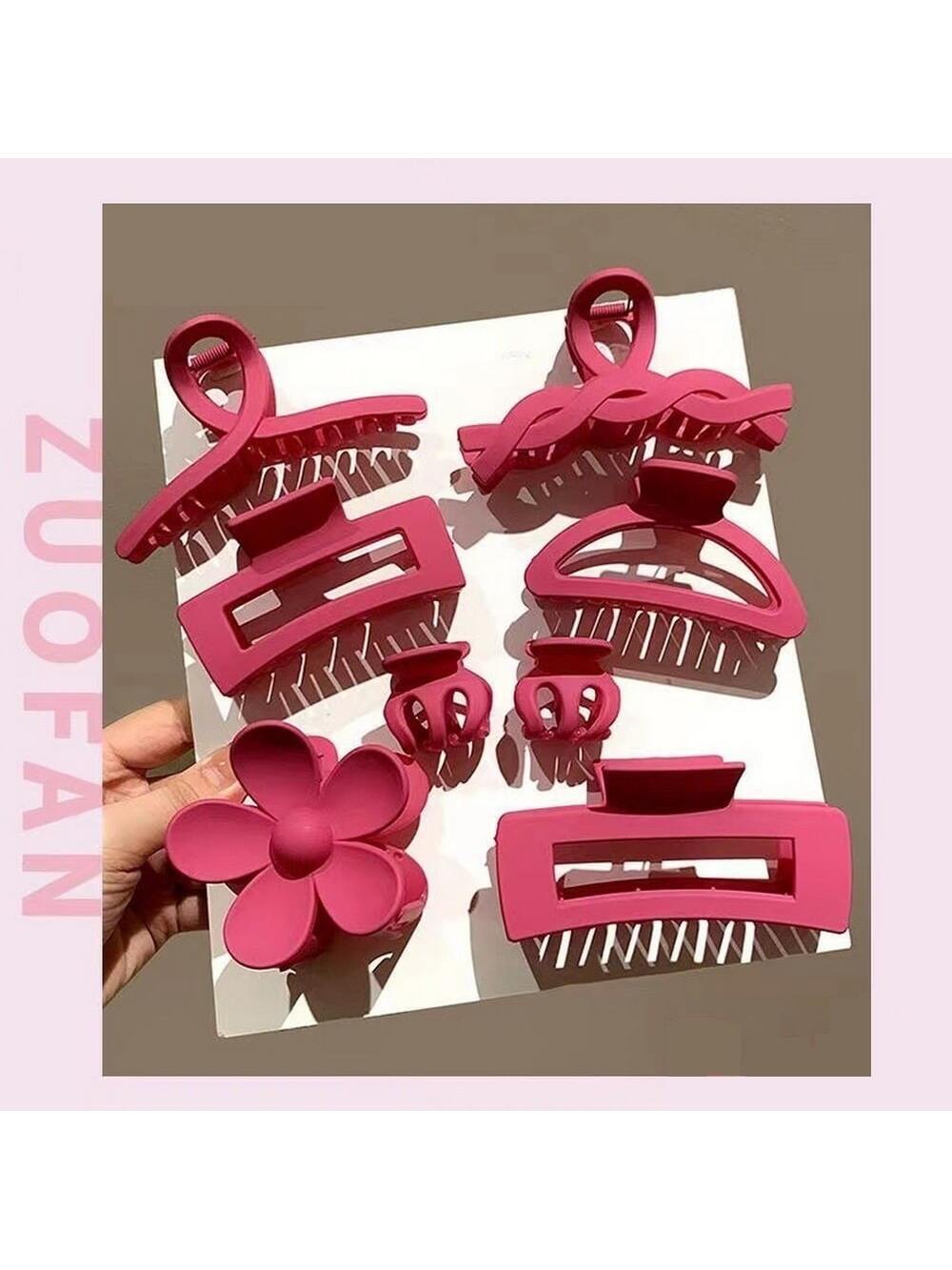 8 pièces/set Pinces à cheveux en pour femmes