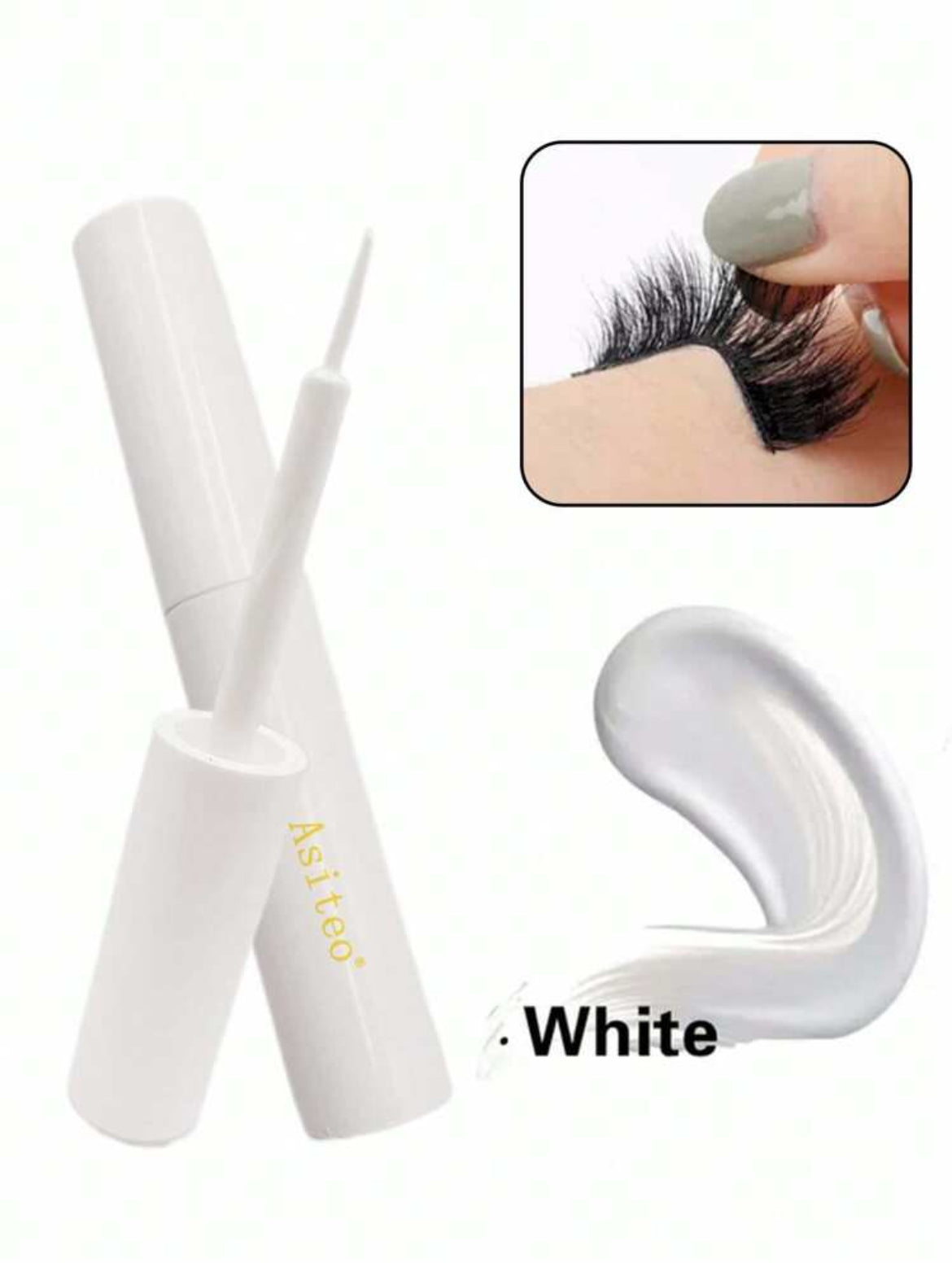 Asiteo 1 pièce 5ML colle à cils maquillage