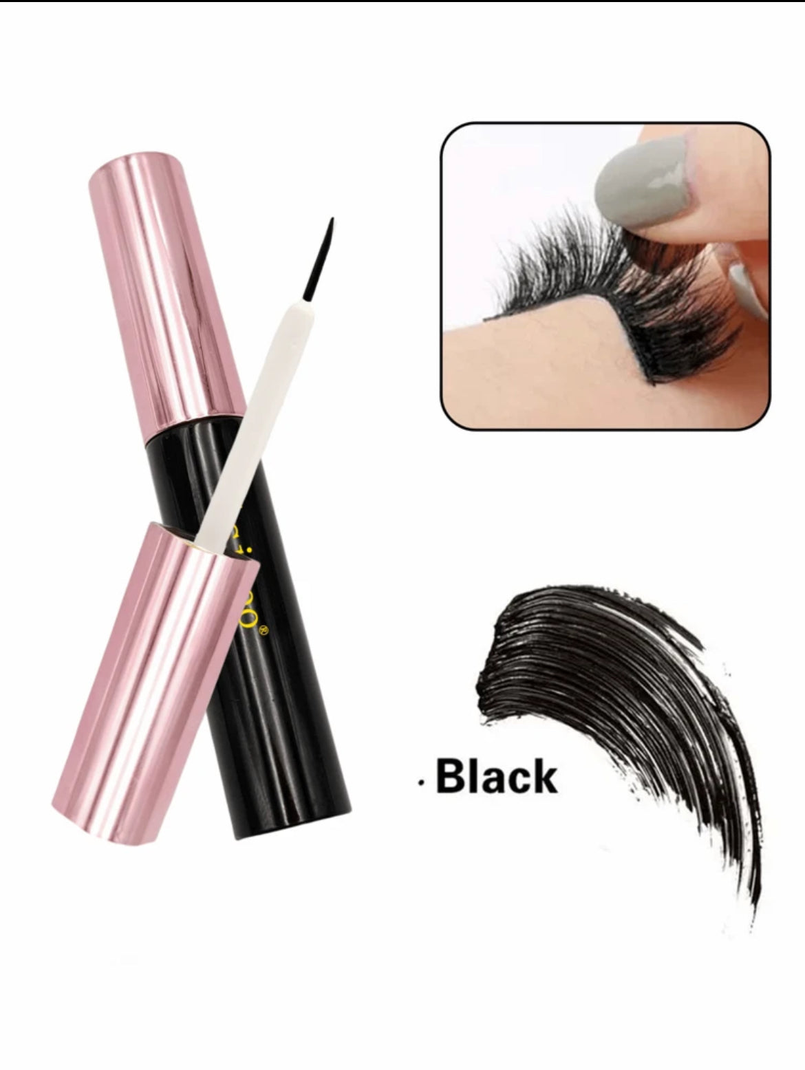 Asiteo 1 pièce 5ML colle à cils maquillage