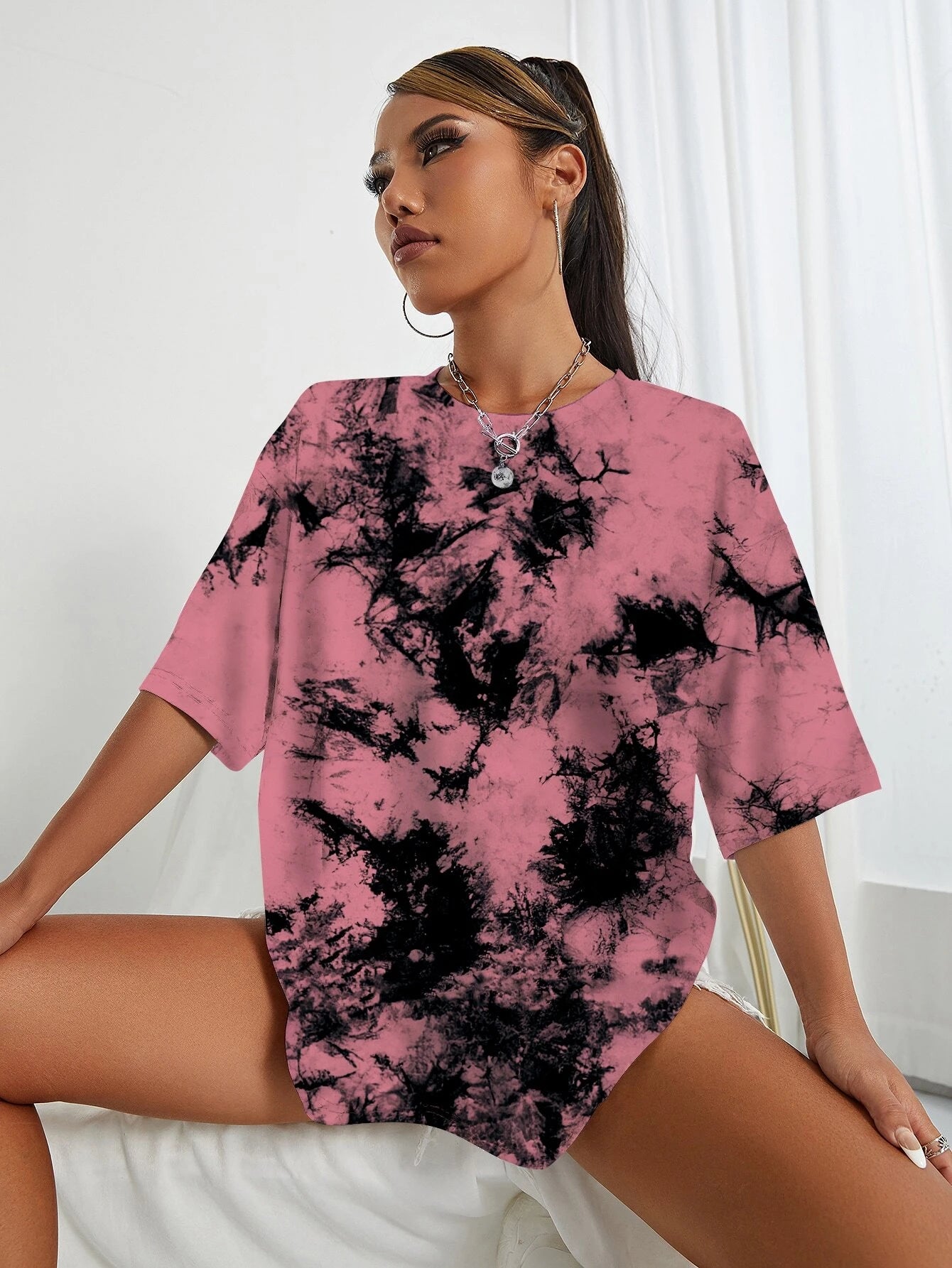 T-shirt ample pour femmes,