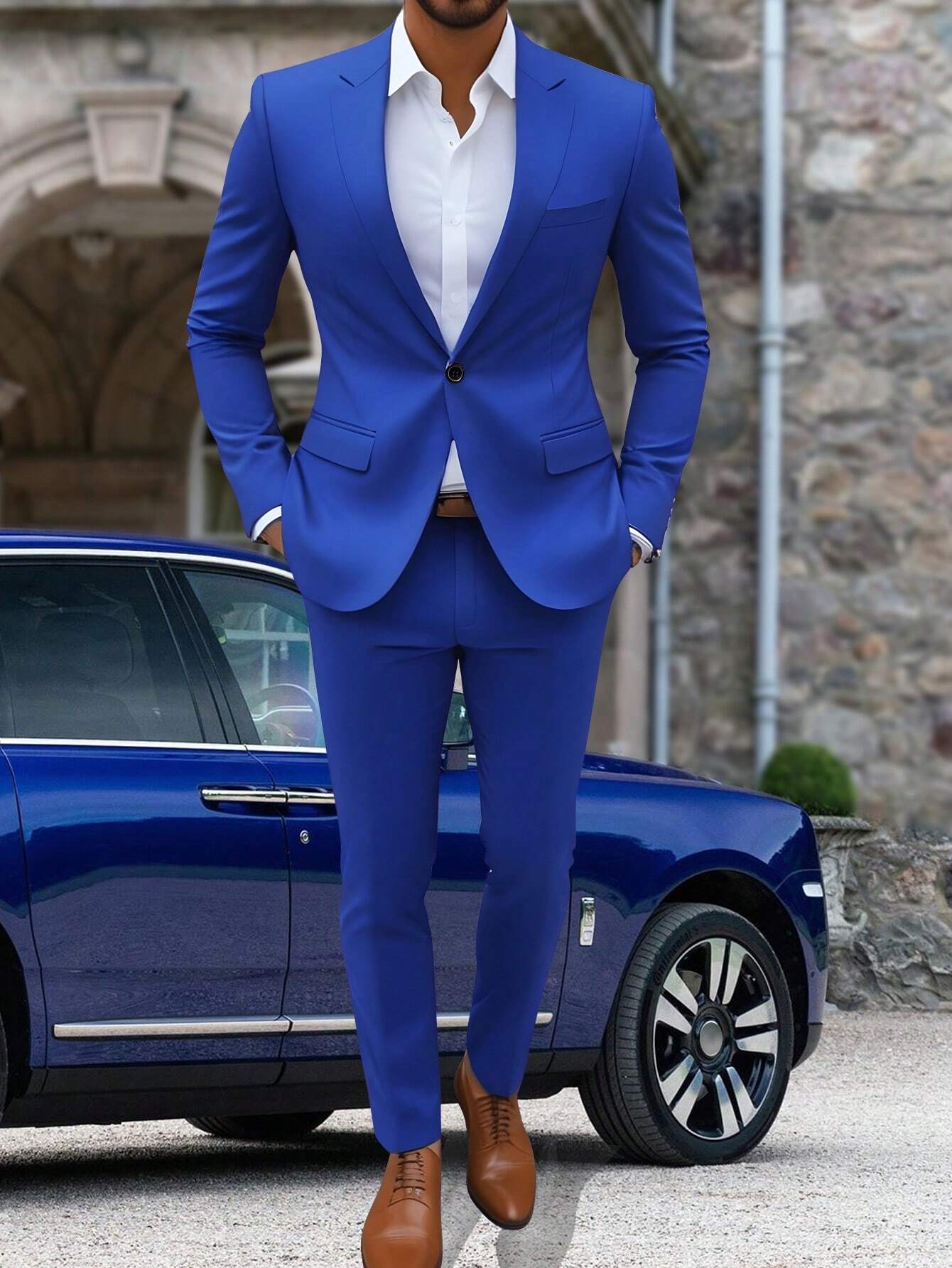 Ensemble costume Homme Pantalon & Blazer à bouton