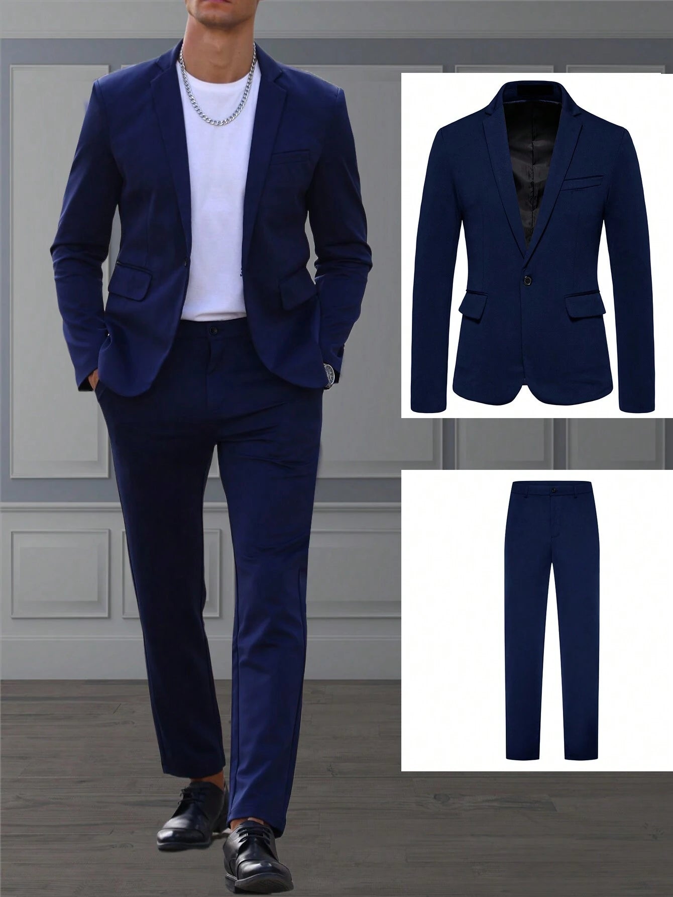 Ensemble costume Homme Pantalon & Blazer à bouton