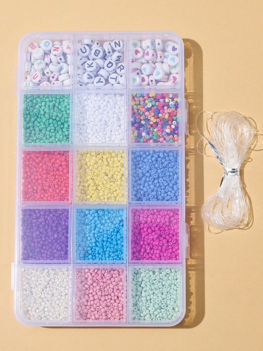 1 boîte Accessoire De Bijoux en Perles