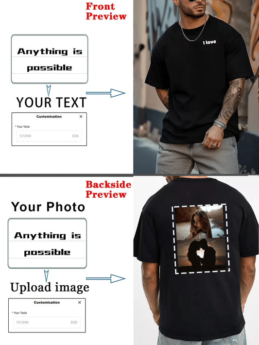 Tee-shirt hommes personnalisable
