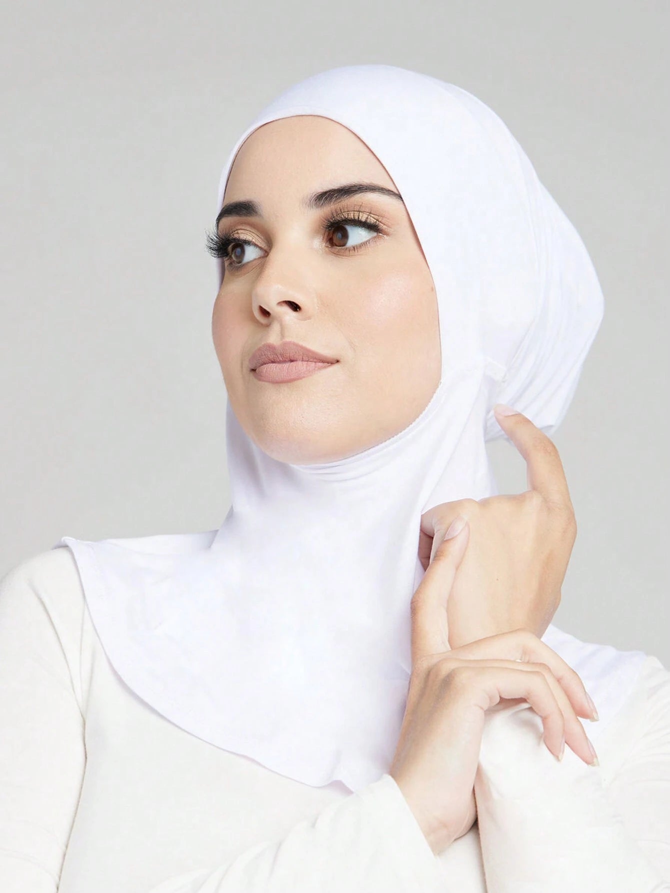 1 pièce Accessoire abaya pour femmes, foulard de tête élastique