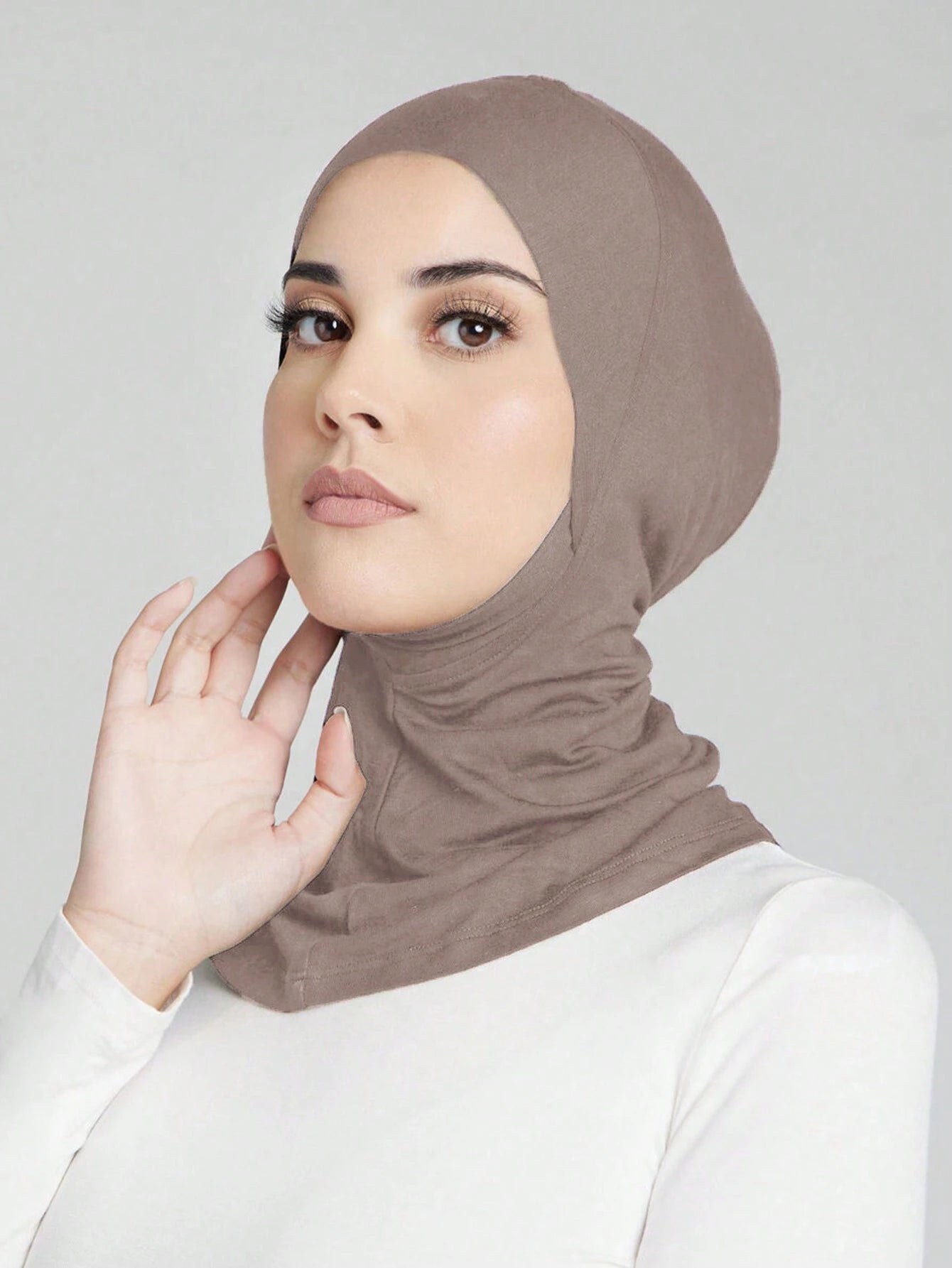 1 pièce Accessoire abaya pour femmes, foulard de tête élastique