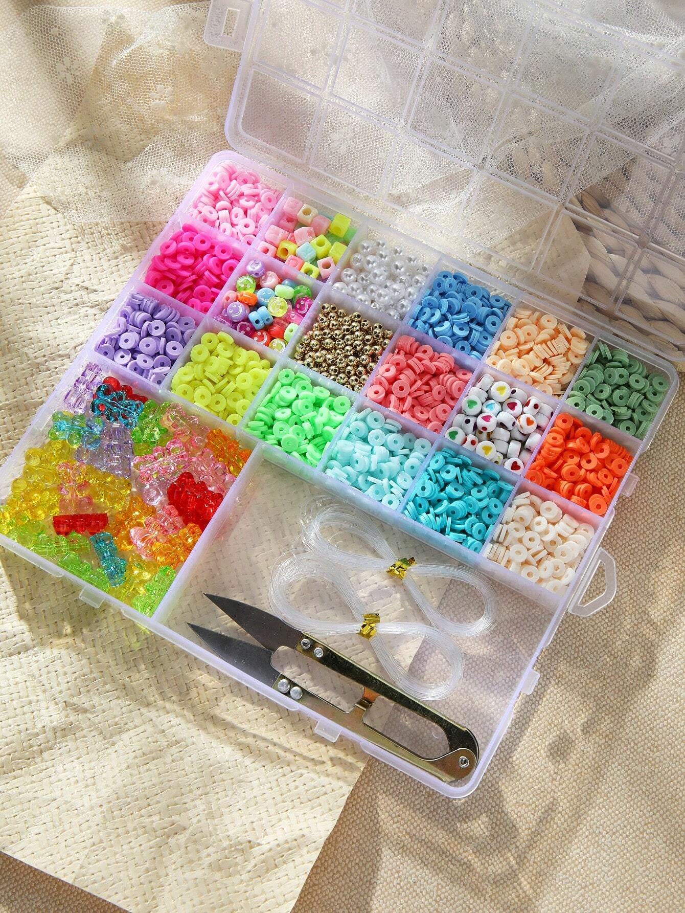 1 boîte de perles pour fabrication de bijoux