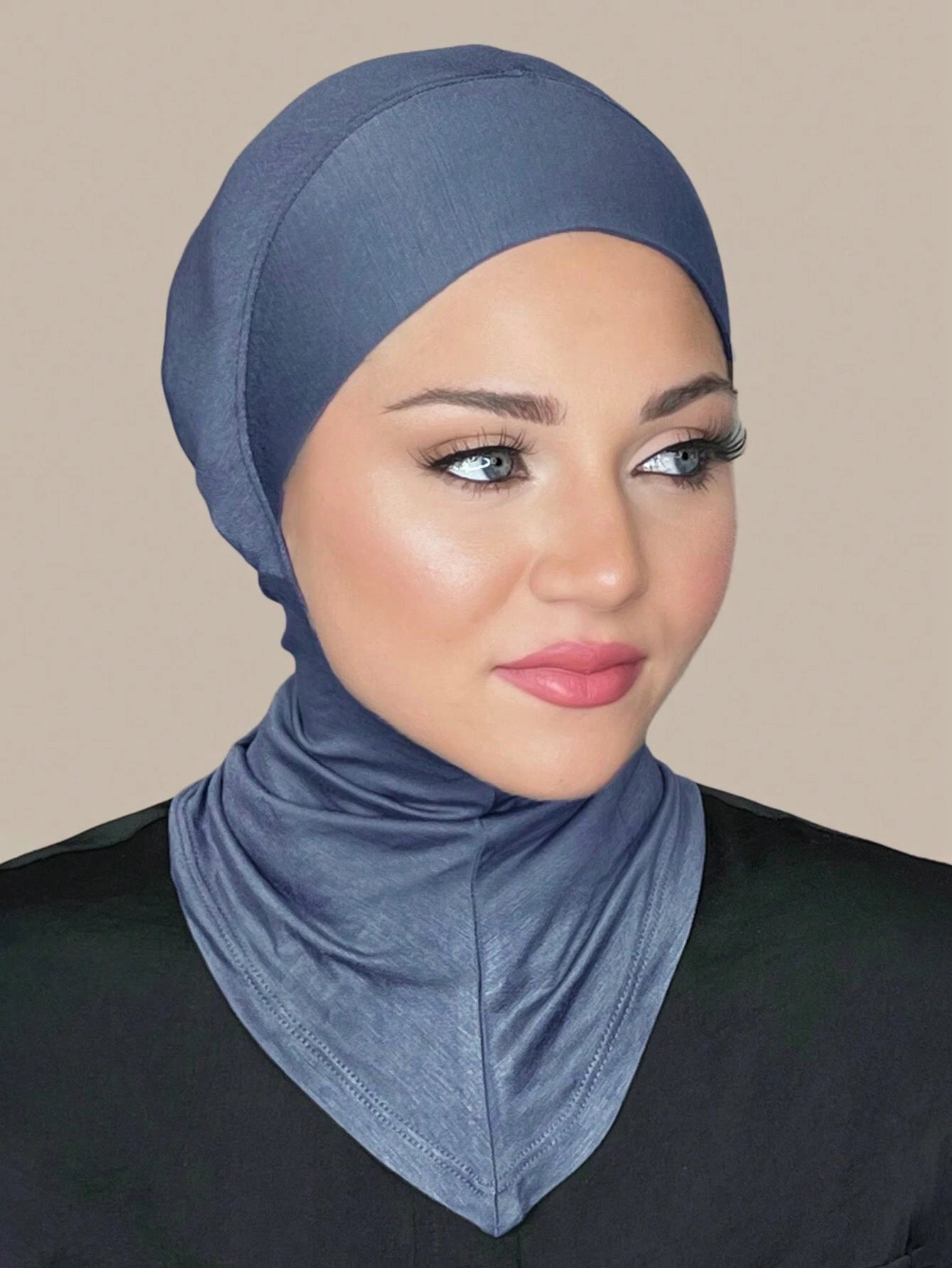 1 pièce Accessoire abaya pour femmes, foulard de tête élastique