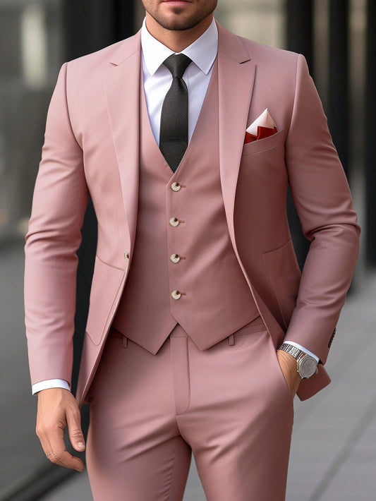 Ensemble costume 2 pièces blazer et pantalon pour homme