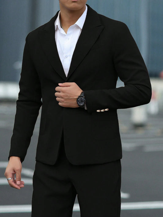 Ensemble costume 2 pièces homme : veste et pantalon