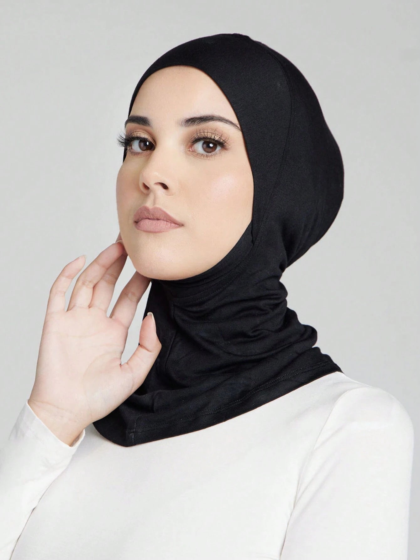 1 pièce Accessoire abaya pour femmes, foulard de tête élastique