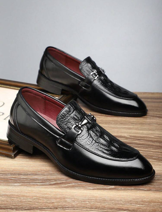 1 paire de nouvelles chaussures de style britannique à la mode pour hommes, tendance et élégantes