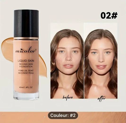 Fond de teint mat naturel, Fond de teint liquide mat naturel