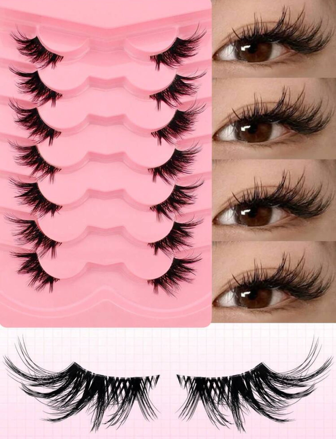 Paires de faux cils