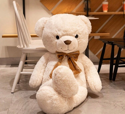 Ours en peluche géant de taille environ 85cm. Cadeau pour Saint-Valentin