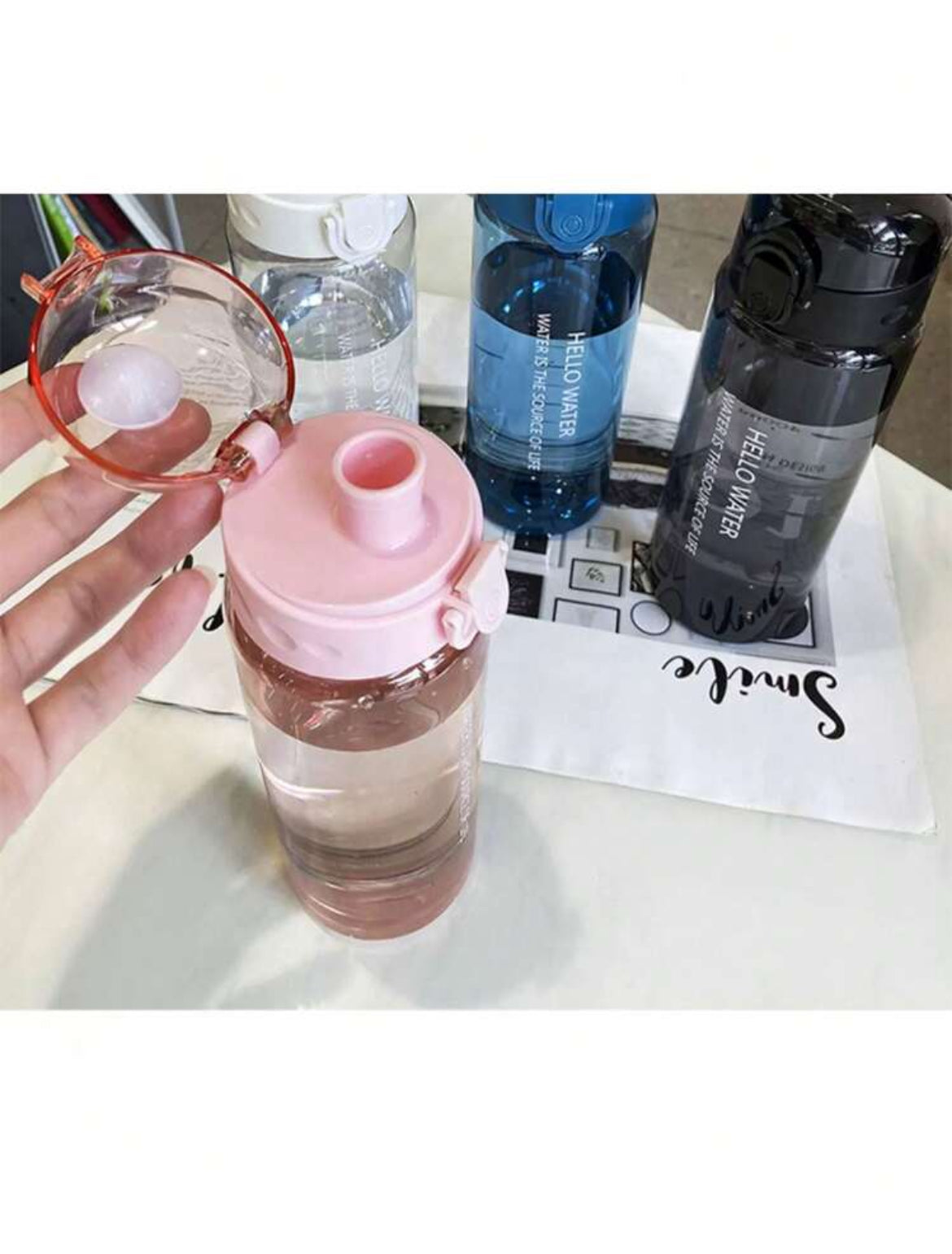 1 pièce Bouteille d'eau de sport de 780 ml unisexe
