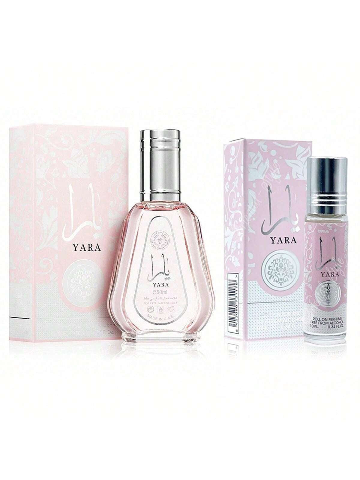 Lattafa - Yara 50ml Eau de parfum femme & Roll on Musc Yara 10ml