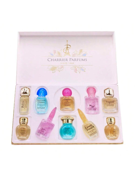Charrier Parfums - Collection Précieuse 10 Eaux de Parfum Miniatures 58,8 ml