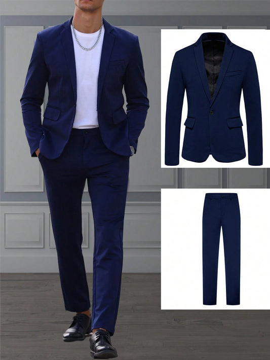 Ensemble costume Homme Pantalon & Blazer à bouton