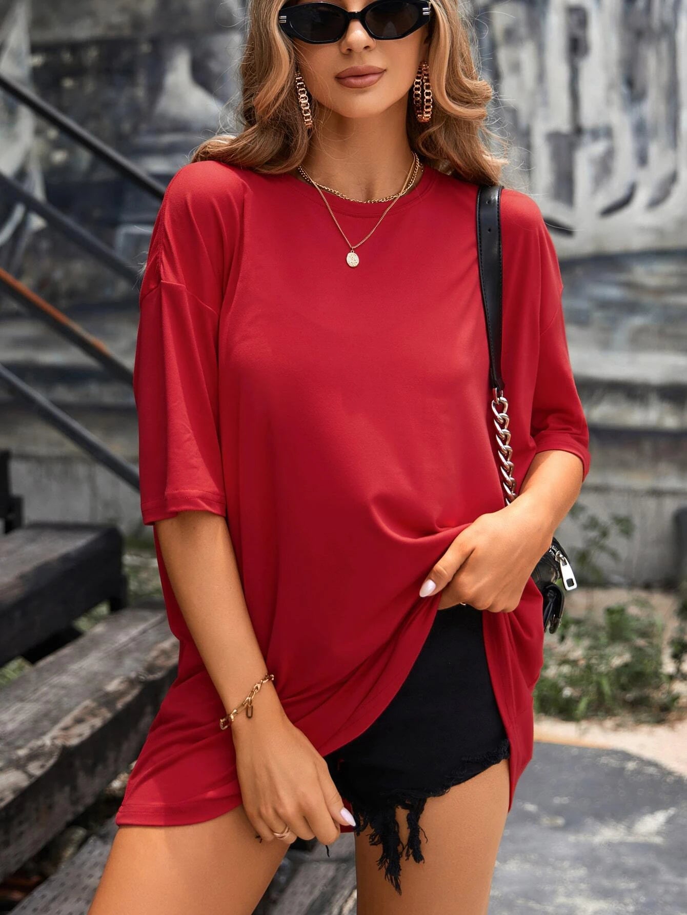 T-shirt oversize pour femmes