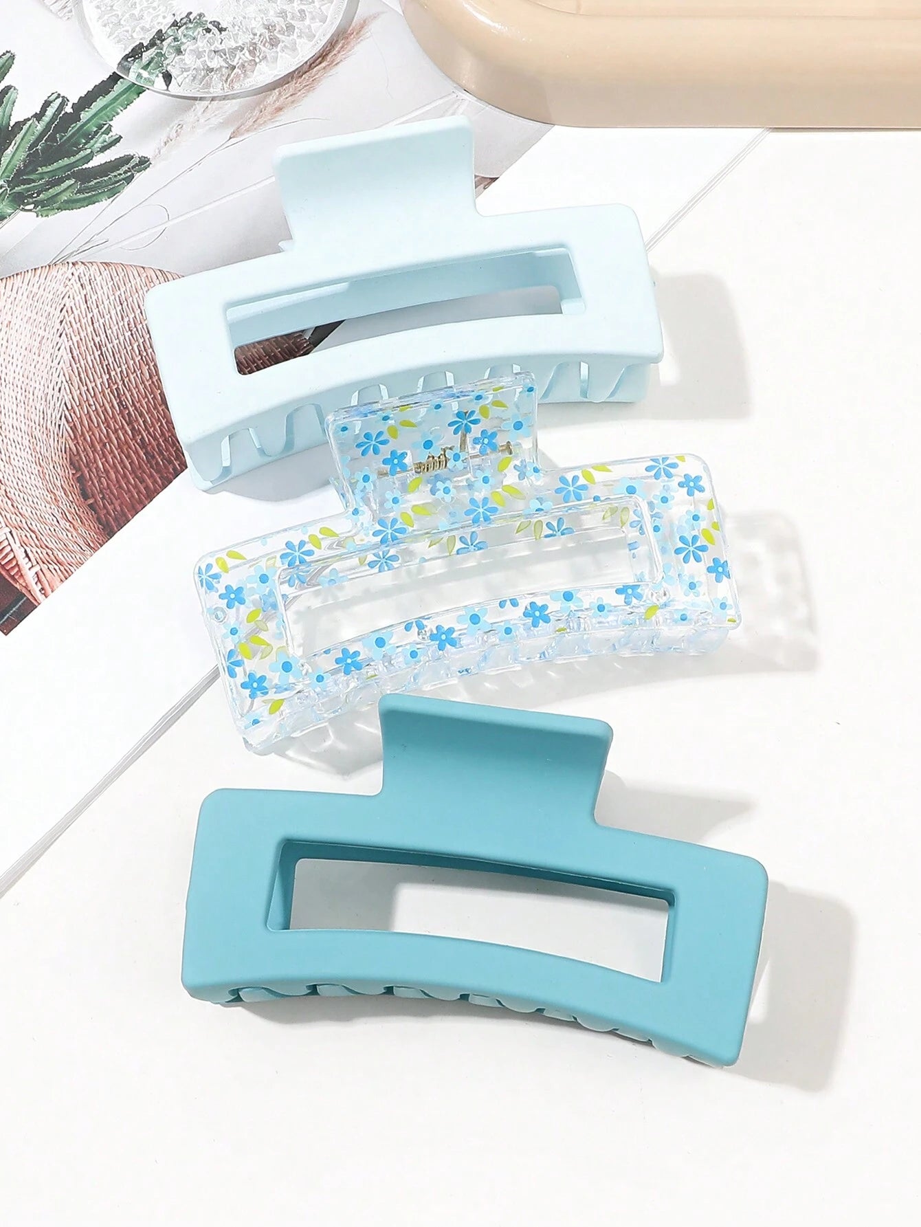 3 pcs de pinces à cheveux